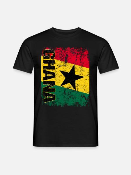 Ghana - Men's T-Shirt - black