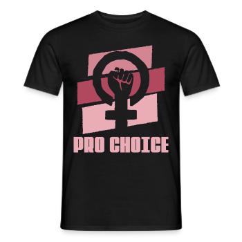 Feminismus Feminist Feministin Pro Abtreibung - Männer T-Shirt - Schwarz - Vorne - AI Model Male 178 light (178cm)
