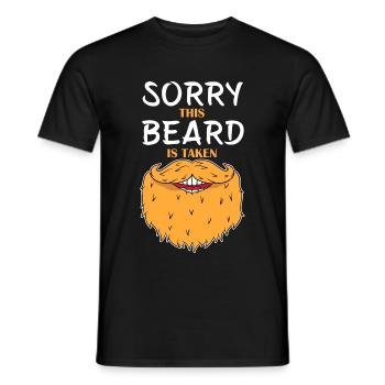 Bart Barbe Barbu Hipster Barbe Cadeau - T-shirt homme - noir - Devant - AI Model Male 178 light (178cm)
