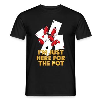 Poker Joueurs Casino Texas Hold Em All Dans Cadeau - T-shirt homme - noir - Devant - AI Model Male 178 light (178cm)