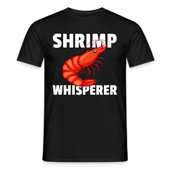 Crevette Crevette Crabe Poisson Vintage Rétro - T-shirt homme - noir - Devant - AI Model Male 178 light (178cm)