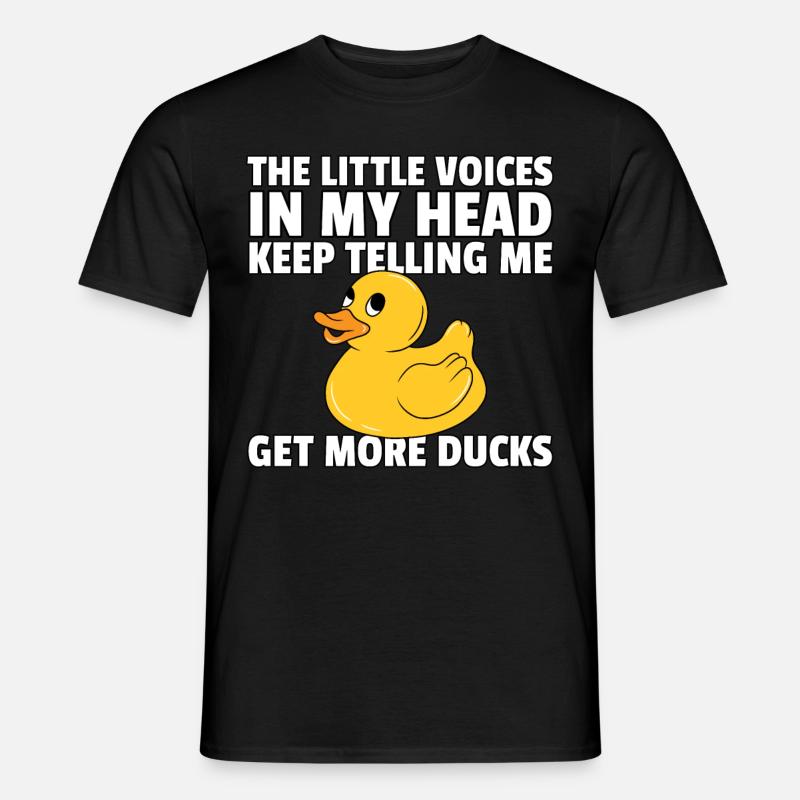 Gummiænder gummiænder gummiand - T-shirt herr - svart