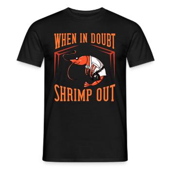Prawn Shrimp BJJ Jiu Jitsu MMA boxes - Men's T-Shirt - black - Front - AI Model Male 178 light (178cm)