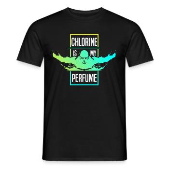 Le chlore est mon parfum-drôle - T-shirt homme - noir - Devant - AI Model Male 178 light (178cm)