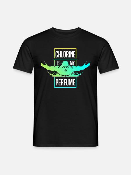 Chlor ist meine Parfüm-lustige - Männer T-Shirt - Schwarz