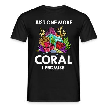 Corail Riff Aquarium Aquarist Doux Pierre Poisson - T-shirt homme - noir - Devant - AI Model Male 178 light (178cm)