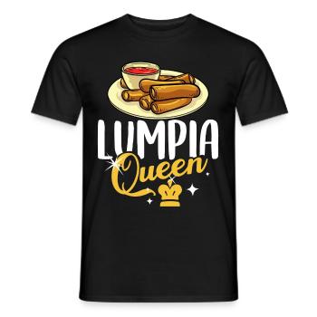 Lumpia Wraps Frühlingsrolle Shanghai Filipino - Männer T-Shirt - Schwarz - Vorne - AI Model Male 178 light (178cm)