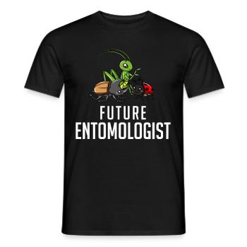 Insect Entomologie Entomologiste Drôle Douceur - T-shirt homme - noir - Devant - AI Model Male 178 light (178cm)