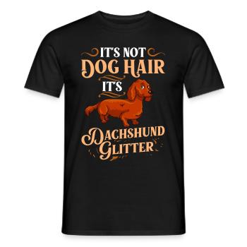 Doxie Dachshund Dackel Teckel Hund Welpen Besitzer - Männer T-Shirt - Schwarz - Vorne - AI Model Male 178 light (178cm)
