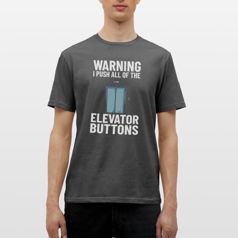 Elevator Elevator System Technician Elevator Lift Men's T-Shirt