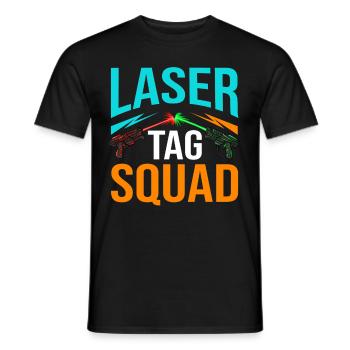 Laser Tag Laser Tag Laser Game Joueur de laser - T-shirt homme - noir - Devant - AI Model Male 178 light (178cm)