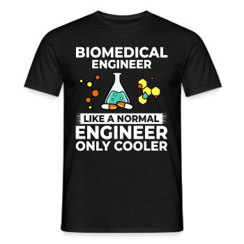 Biomedical Medical Technology Bioengineering - Men's T-Shirt - black - Front - AI Model Male 178 light (178cm)