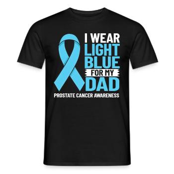 Prostatakrebs Prostata Krebs Chemo - Männer T-Shirt - Schwarz - Vorne - AI Model Male 178 light (178cm)