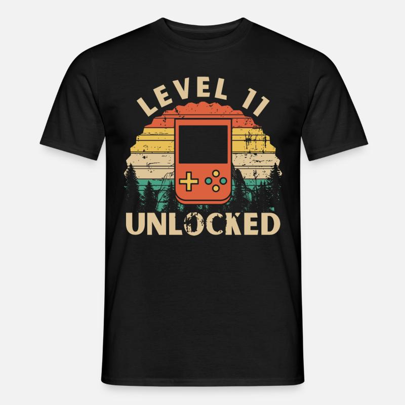 Level 11 Unlocked - T-shirt homme - noir