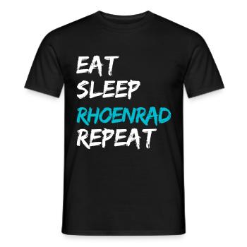 Rhönrad I Athlète I Équipe I Gift I Club - T-shirt homme - noir - Devant - AI Model Male 178 light (178cm)
