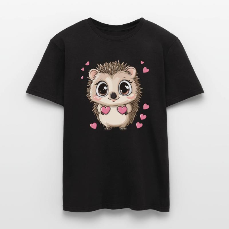 Hérisson avec des cœurs T-shirt homme