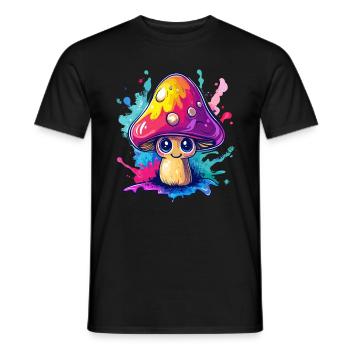 Colorful lucky guy - Men's T-Shirt - black - Front - AI Model Male 178 light (178cm)