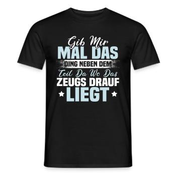 Drôle d’artisan métier Geek cadeau - T-shirt homme - noir - Devant - AI Model Male 178 light (178cm)