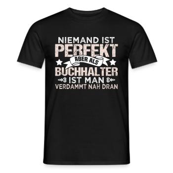 Comptable Comptabilité Finance Profession Profession Gift - T-shirt homme - noir - Devant - AI Model Male 178 light (178cm)
