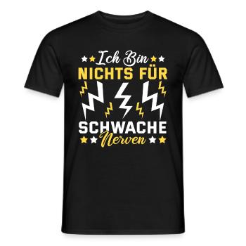 Lustiges Pubertät Nervensäge Zicke Geschenk Geek - Männer T-Shirt - Schwarz - Vorne - AI Model Male 178 light (178cm)