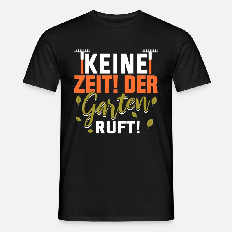 Garten Lustig Spruch Gärtner Blumen Geschenk Geek - Männer T-Shirt - Schwarz