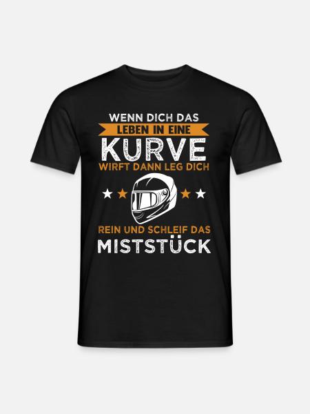 Lustig Motorrad Bike Geschenk Spruch Sarkastisch - Männer T-Shirt - Schwarz