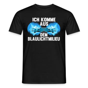 Lustig Polizei Cop Polizist Beruf Spruch Geschenk - Männer T-Shirt - Schwarz - Vorne - AI Model Male 178 light (178cm)