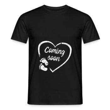 Drôle de grossesse enceinte cadeau parents - T-shirt homme - noir - Devant - AI Model Male 178 light (178cm)