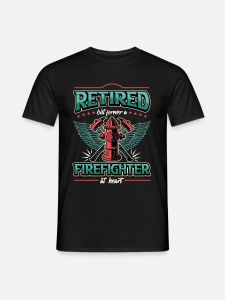 Funny Firefighter Firefighter Saying Gift - Men's T-Shirt - black