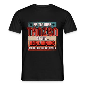 Breakdance Tanzen Musik Lustig Spruch Geschenk - Männer T-Shirt - Schwarz - Vorne - AI Model Male 178 light (178cm)