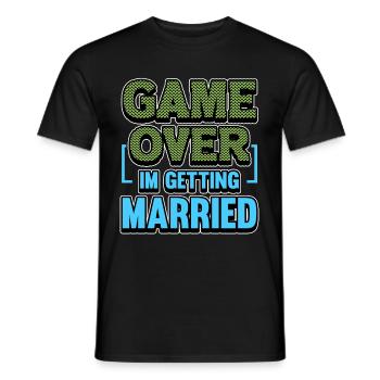 Enterrement de vie de garçon Mariée Célibataire - T-shirt homme - noir - Devant - AI Model Male 178 light (178cm)