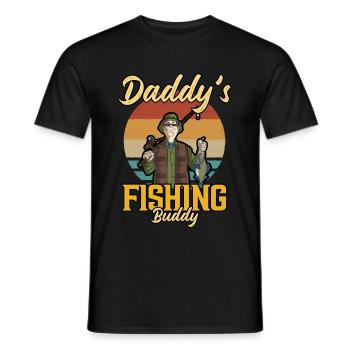 Angeln Fischen Fisch Lustig Angelrute Fischer - Männer T-Shirt - Schwarz - Vorne - AI Model Male 178 light (178cm)