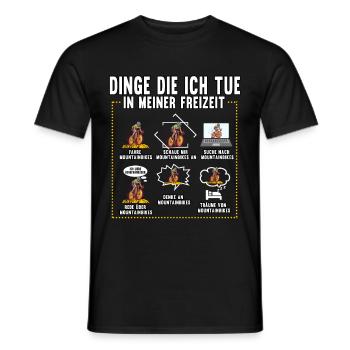 Fahrrad Fahren Radsport Radfahren Spruch Geschenk - Männer T-Shirt - Schwarz - Vorne - AI Model Male 178 light (178cm)