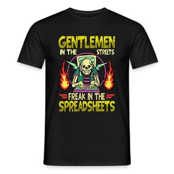 Comptable Conseiller fiscal Profession Drôle Impôts - T-shirt homme - noir - Devant - AI Model Male 178 light (178cm)