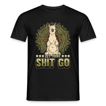 Yoga Meditation Namaste Lama Spruch Geschenk - Männer T-Shirt - Schwarz - Vorne - AI Model Male 178 light (178cm)