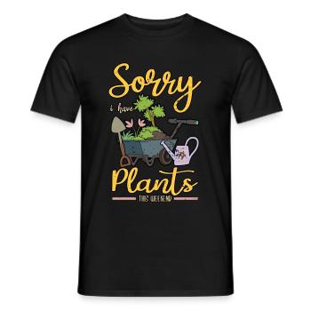 Gärtner Pflanzen Tomaten Gießkanne Spruch Geschenk - Männer T-Shirt - Schwarz - Vorne - AI Model Male 178 light (178cm)