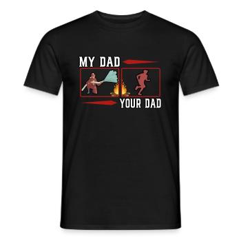 Pompiers Secours Secours Incendie Profession - T-shirt homme - noir - Devant - AI Model Male 178 light (178cm)