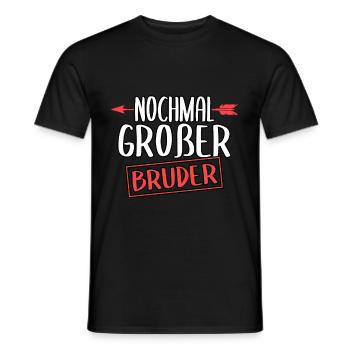 Großer Bruder Geschwister Baby Schwangerschaft - Männer T-Shirt - Schwarz - Vorne - AI Model Male 178 light (178cm)
