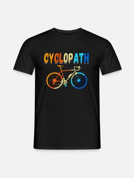 Cyclopath Bike Mountain Bikes Cyclists - Männer T-Shirt - Schwarz