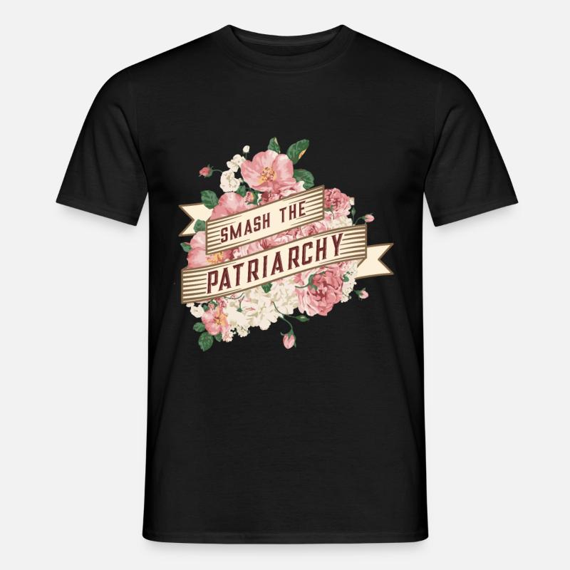 Smash the patriarchy / Feminismus - Männer T-Shirt - Schwarz