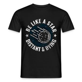 Nihilism Nihilist Nietzsche Philosopher misanthropic - Men's T-Shirt - black - Front - AI Model Male 178 light (178cm)