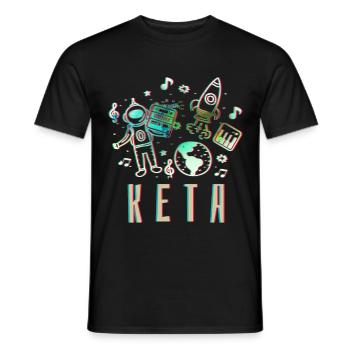 Kéta Ketamine Drogues - T-shirt homme - noir - Devant - AI Model Male 178 light (178cm)