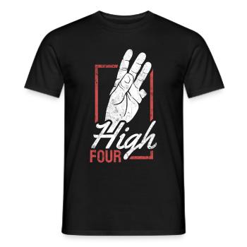 Finger amputation - T-shirt homme - noir - Devant - AI Model Male 178 light (178cm)