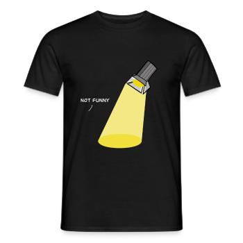 Lichttechniker Inspizient Bühnentechniker - Männer T-Shirt - Schwarz - Vorne - AI Model Male 178 light (178cm)