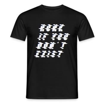 Existentialismus Philosophie - Männer T-Shirt - Schwarz - Vorne - AI Model Male 178 light (178cm)