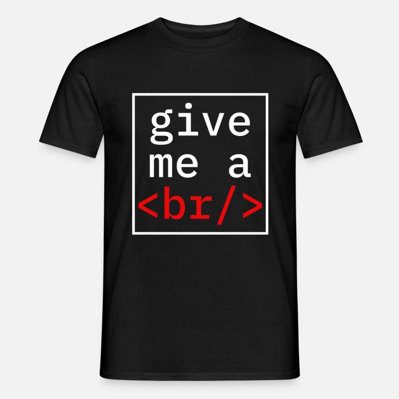 Coder Coding Pause Programmierer - Männer T-Shirt - Schwarz