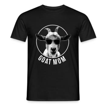 Jeu de chèvre cool pour une mère de chèvre - T-shirt homme - noir - Devant - AI Model Male 178 light (178cm)