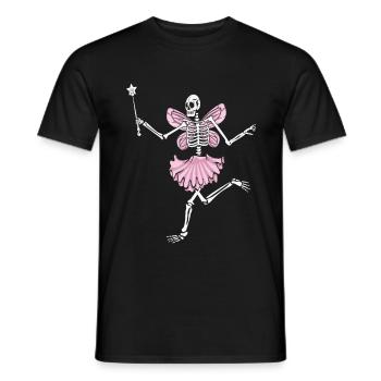 Grunge Fairycore Skelett Fairy Lover - Männer T-Shirt - Schwarz - Vorne - AI Model Male 178 light (178cm)