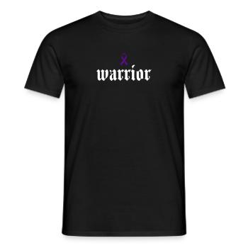 Hodgkins-Lymphom-Bewusstsein Krieger Geschenk - Männer T-Shirt - Schwarz - Vorne - AI Model Male 178 light (178cm)