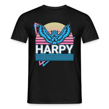 Harpyie Griechische Mythologie Geschenk - Männer T-Shirt - Schwarz - Vorne - AI Model Male 178 light (178cm)